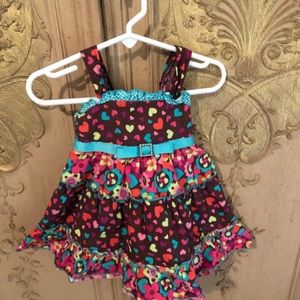 Sweet heart rose sundress Sz 18mo